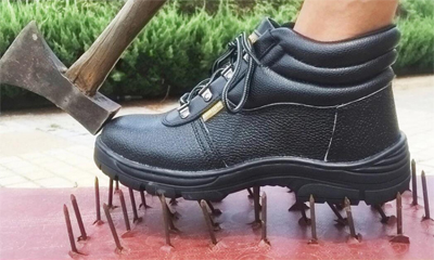 Черная армейская защитная обувь