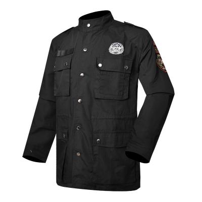 Черный реальный Полиция безопасности тактический униформа