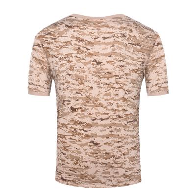 Военные цифровой камуфляж пустыня вязаная футболка 