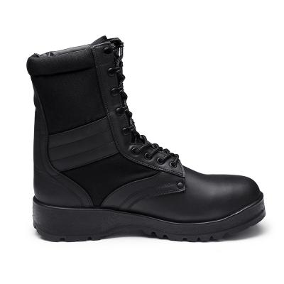 Черные мужские туфли натуральные кожаные военные боевые джунгли
