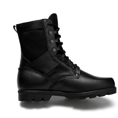Армейские тактические ботинки Черные боевые военные походные ботинки из спилка